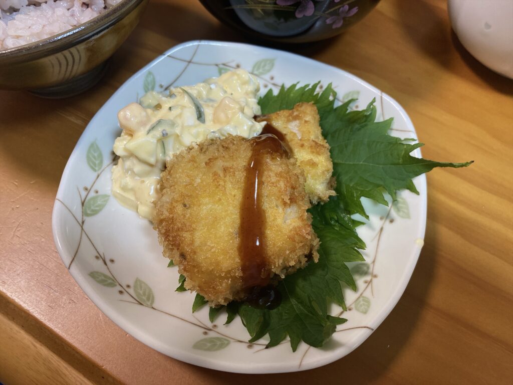 骨取りホッケのフライ